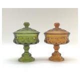 Kings Crown, thumbprint candy dishes