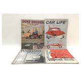 1950s, 1960s, 1970s car magazines