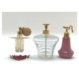 3 Antique Perfume Bottles