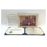 Military diploma, tank photo 1976