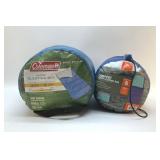 2 sleeping bags, Coleman adult, Ozark Trail, kids