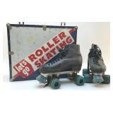 VTG CHICAGO ROLLER SKATES IN CASE