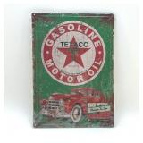 TEXACO METAL SIGN 12x17"