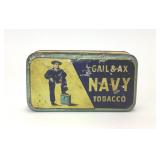 Early 1910s Gail & Ax Navy Tobacco Tin
