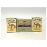 3 VTG EMPTY TOBACCO PACKS