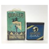 VTG Bugler Cigarette Case Tobacco Advertising Tin