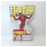 1993 Capri super slim metal ad advertising sign