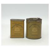 2 VTG PHILIP MORRIS TOBACCO ADVERTISING TINS