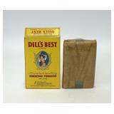VTG SEALED DILLS BEST TOBACCO ADVERTISING BOX