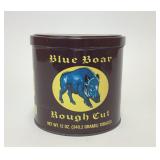 VTG Blue Boar Rough Cut 12oz Advertising Tin