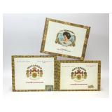 3 ASSORTED VTG CIGAR ADVERTISING BOXES