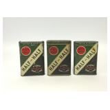 3 HALF & HALF CIGARETTE ADVERTISING TINS