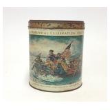 1976 Bicentennial Celebration Washington Tin