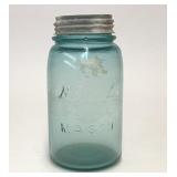 1913-22 Blue Glass Ball Perfect Mason Jar 5