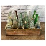VTG royal Crown cola crate and bottles