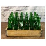 VTG wood Coca-Cola crate & bottles