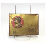 VTG King George VI Flat Cigarette Advertising Tin