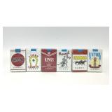 6 SEALED PACKS OF ASSORTED CANDY CIGARETTES