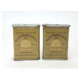 2 1940s Philip Morris Special Blend Cigarette Tins