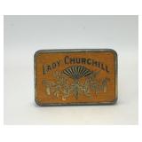 VTG LADY CHURCHILL POCKET HUMIDOR TIN