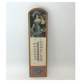 18" wood Pepsi-Cola thermometer