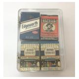 4 unopened tobacco advertising packs