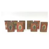 9 VTG PRINCE ALBERT TOBACCO ADVERTISING TINS