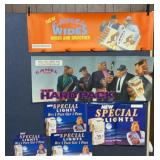 6 ASSORTED CAMEL JOE ADVERTISING POSTERS