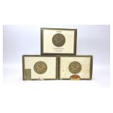 3 VTG LA CORONA CIGAR ADVERTISING BOXES