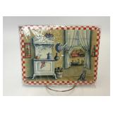 METAL COCA COLA COUNTRY TRIVET