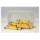 EMPTY PLASTIC THOMPSON CIGAR TUBES