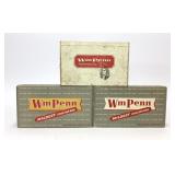 3 VTG Wm Penn Cigar Advertising Boxes