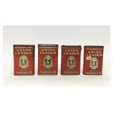 4 VTG Union Leader Tobacco Advertising Tins