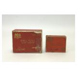 2 VTG PALL MALL CIGARETTE ADVERTISING BOXES