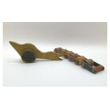 ANTIQUE WOOD CHILDREN'S TOYS