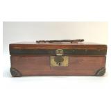 1850's ENGLISH TRAVEL TRUNK