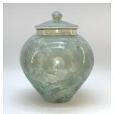 AMAZING MORGAN CRYSTALLINE POTTERY JAR
