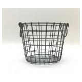 METAL EGG BASKET WITH HANDLES