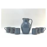 1992 JUGTOWN NC PITCHER & MUGS