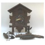 ANTIQUE BLACK FOREST GERMAN CUCKOO CLOCK