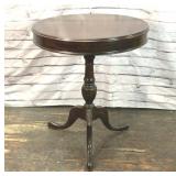 Antique mahogany drum table