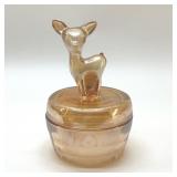 JEANETTE GLASS BAMBI POWDER DISH