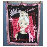 BARBIE DOLL THROW BLANKET
