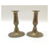 ENGLISH BRASS CANDLESTICKS 6'