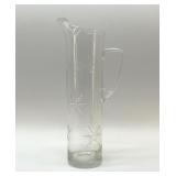 Fostoria 'Sunburst 'Crystal pitcher 1950