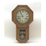 VINTAGE OAK REGULATOR CLOCK