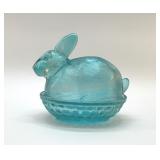 RABBIT ON A NEST LE SMITH GLASS 1960's
