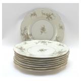 THEODORE HAVILAND ROSALINDE PLATES