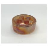 CARNIVAL GLASS FLOWER FROG