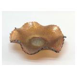 FENTON PERSIAN MEDALLION RUFFLED DISH